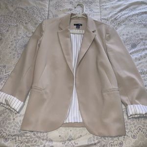 Beige blazer from Aqua